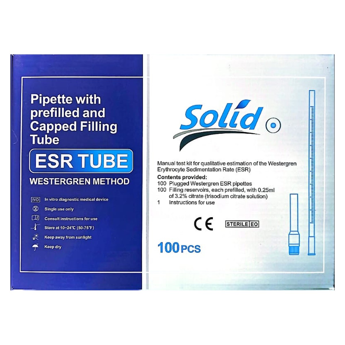 ESR Pipette Tube (Westergren)